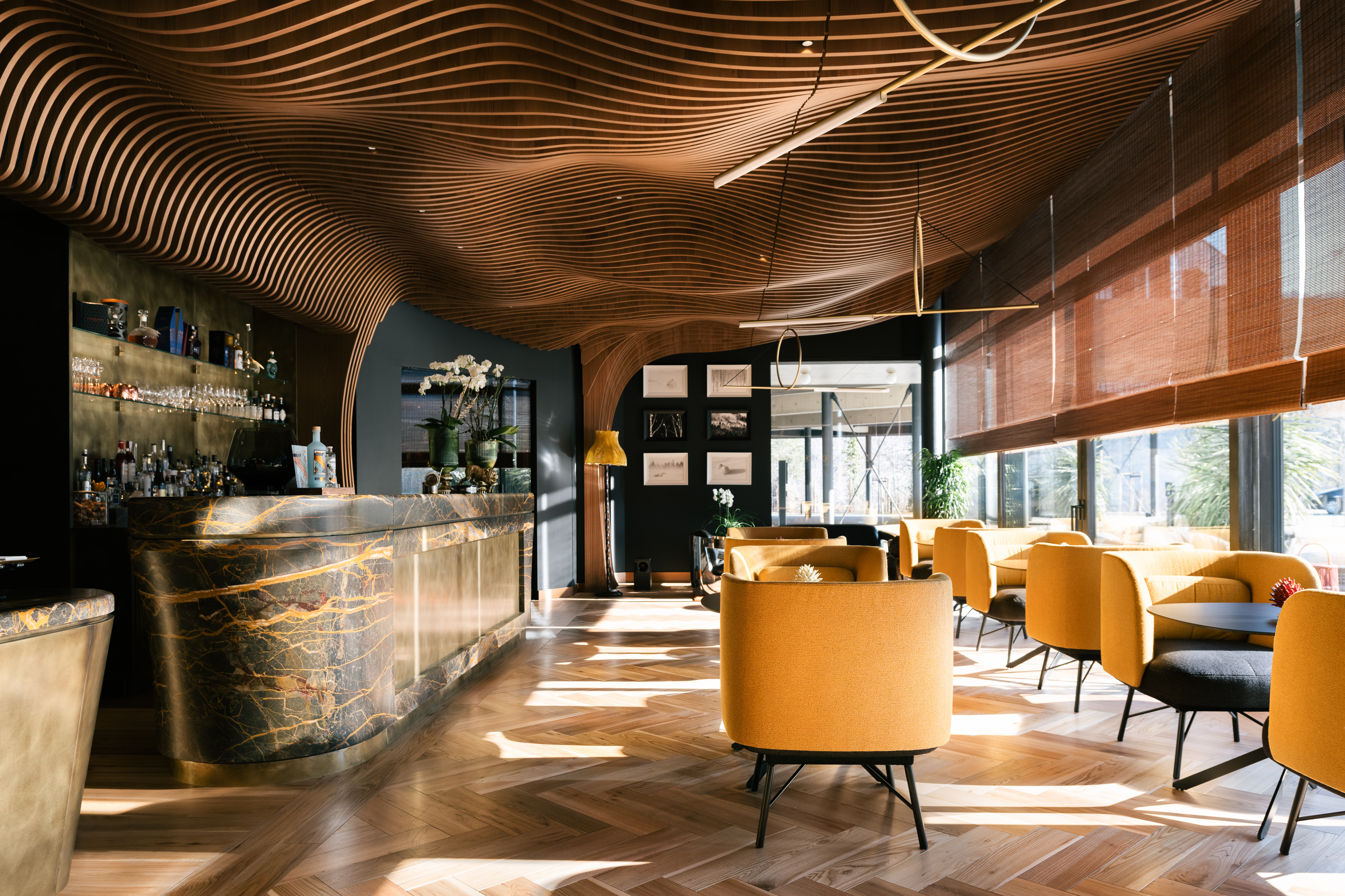 elba armchair with armrest by rossin at Manna Resort